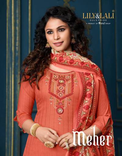 Meher By Lily & Lali Ethnic Wear Readymade Salwar Kameez Collection